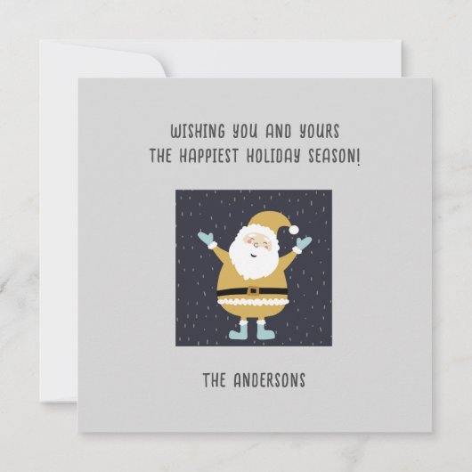 Advent kerstKaart Personaliseren Bedankkaart (Achterkant)