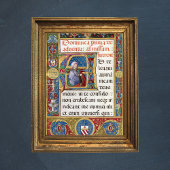 Advent Kerstliturgy Medieval Manuscript Poster