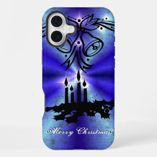 Advent, Kerstmagie op Blauw iPhone 16 Plus Hoesje