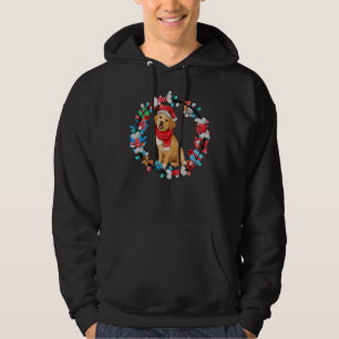 Advent krans Labrador Retriever Kerstmis Hoodie