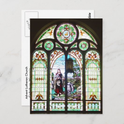 Advent Lutheran Church Briefkaart (Voorkant / Achterkant)