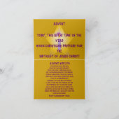 ADVENT Voorbereiding! -Aanpassen Feestdagen Kaart (Binnen)