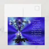 Advent, Weihnachten, Gedicht Deutsch Feestdagenkaart (Voorkant / Achterkant)