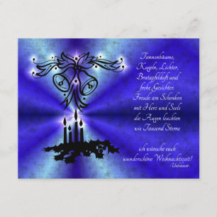 Advent, Weihnachten, Gedicht Deutsch Informatiekaartje