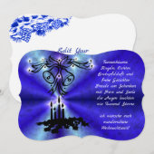 Advent, Weihnachten, Gedicht Deutsch Kaart (Voorkant / Achterkant)