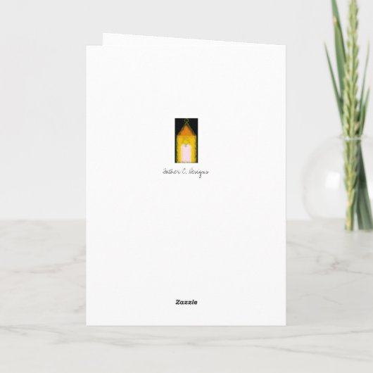 ADVENT-Wenskaart Kaart (Achterkant)