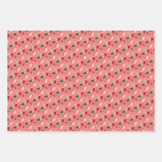 Advent wikkelpapier - 22, 23, 24 inpakpapier vel (Voorkant 2)