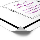 Advent Wreater Poster: Eenvoudig klaar voor kerstm Poster (Hoek)