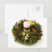 Advent Wreath Briefkaart (Voorkant / Achterkant)