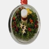 Advent Wreath Metalen Ornament (Rechts)