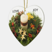 Advent Wreath-Ornament Keramisch Ornament (Links)