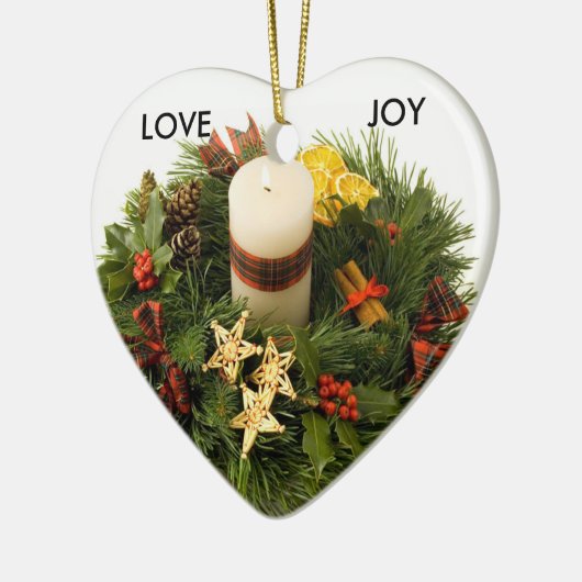 Advent Wreath-Ornament Keramisch Ornament (Links)