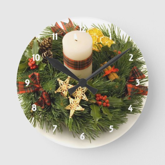 Advent Wreath Ronde Klok (Voorkant)