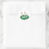 Advent Wreath Ronde Sticker (Tas)