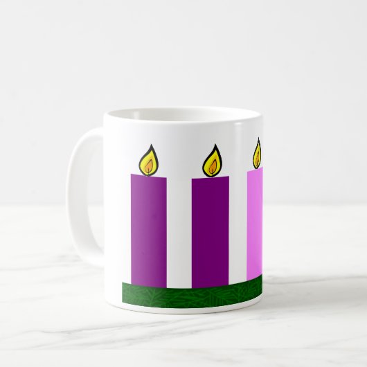 Advent Wreator Mok (Voorkant links)