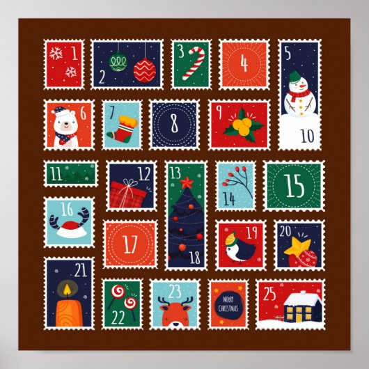 Adventkalender Poster (Voorkant)