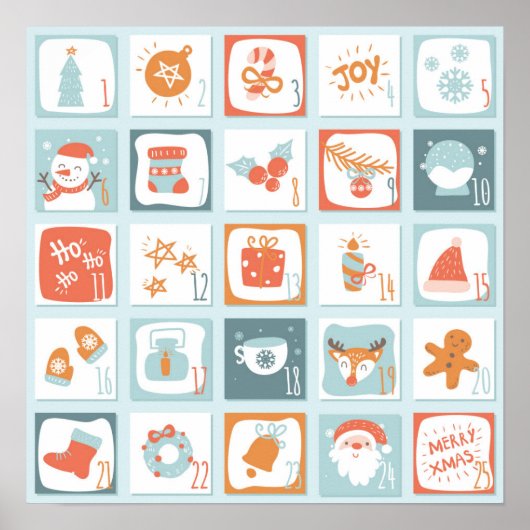 Adventkalender Poster (Voorkant)