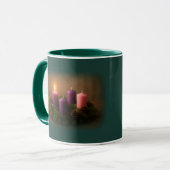 Adventkrans – Eerste week van Advent-koffie Mok (Voorkant links)