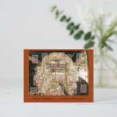 Adventskalender mit Nikolaus Feestdagenkaart (Staand voorkant)