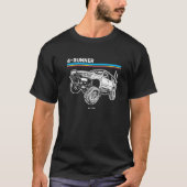Adventure 101 Retro 4runner T-shirt (Voorkant)