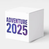 Adventure 2025 Galaxy Typography Design Bedankdoosjes (Voorkant Zijde)