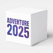 Adventure 2025 Galaxy Typography Design Bedankdoosjes (Achterkant)