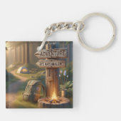 Adventure Acrylic Keychain – BYO Marshmallows Fun (Achterkant)