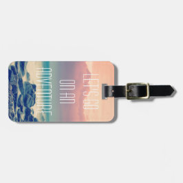 Adventure-afdrukken Bagagelabel