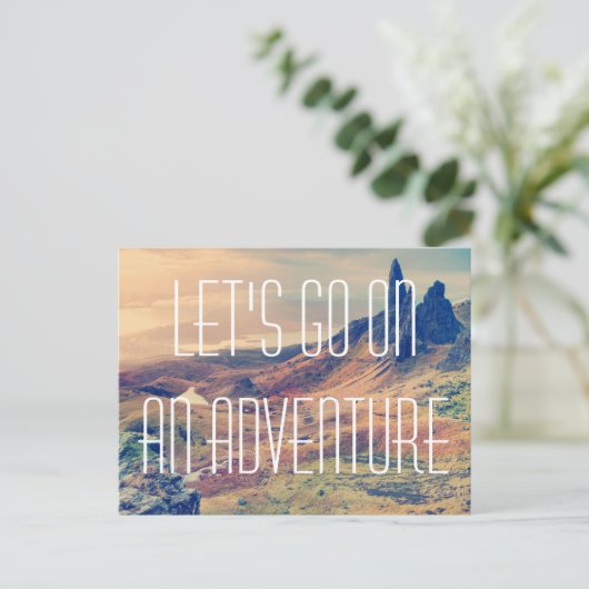 Adventure-afdrukken Briefkaart (Staand voorkant)