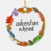 Adventure Ahead Ornament (Achterkant)