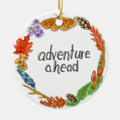 Adventure Ahead Ornament (Voorkant)