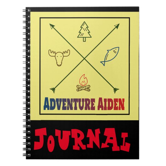 Adventure Aiden Journal Notitieboek (Voorkant)