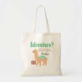 Adventure Alpaca Tote Bag (Voorkant)