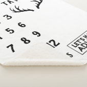 Adventure Alter Milestone Sherpa Blanket | Maandel Sherpa Deken (3/4)