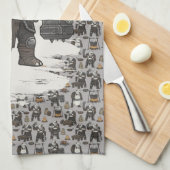 adventure American Bulldog gladiator dog Theedoek (Quarter Fold)