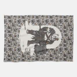 adventure American Bulldog gladiator dog Theedoek