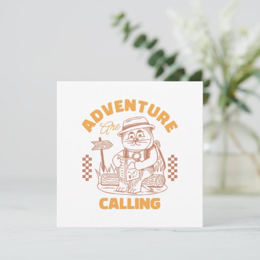 Adventure Are Calling – Cat (Staand voorkant)
