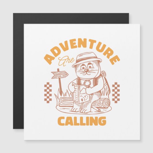 Adventure Are Calling – Cat (Voorkant / Achterkant)