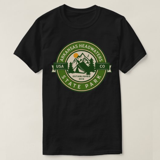 Adventure Arkansas kopwater Salida Colorado T-shirt (Design voorkant)
