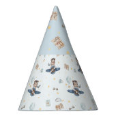 Adventure Aviation Beer Blue Plane 1e verjaardag Feesthoedjes (Rechts)