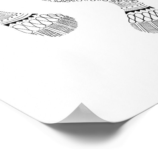 Adventure Await Barefoot Poster (Hoek)