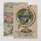 Adventure Await Birthday Kaart (Voorkant / Achterkant)