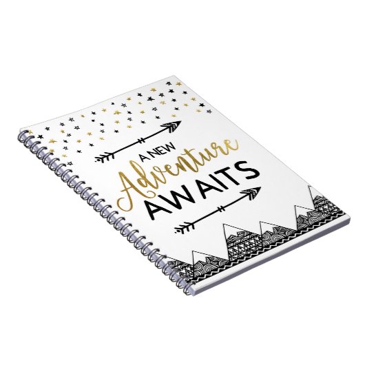 Adventure Await Notebook Notitieboek (Rechterzijde)