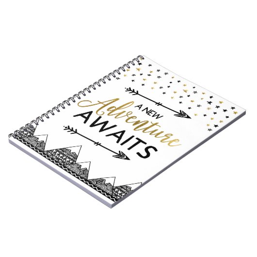 Adventure Await Notebook Notitieboek (Linkerzijde)