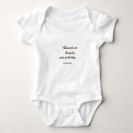 Adventure awaits 1st birthday name date planeretro romper