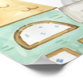 Adventure Awaits Aviator City Baby Shower Welcome  Poster (Hoek)