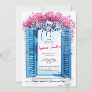Adventure Awaits Baby shower Invitation for BOY Kaart