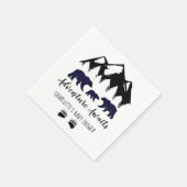 Adventure Awaits Beren Baby shower Napkins Servet (Hoek)