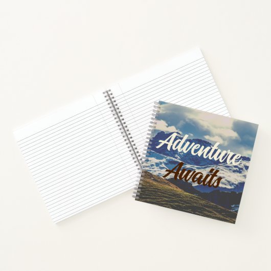 Adventure Awaits Berge Notizbuch Notitieboek (Binnen)