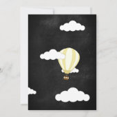 Adventure Awaits Boy Baby shower Uitnodiging (Achterkant)